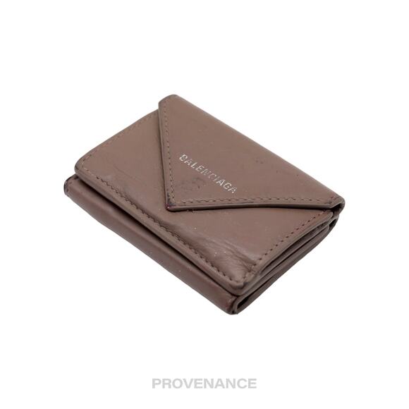 🔴 Balenciaga Papier Mini Wallet - Grey - Picture 5 of 7